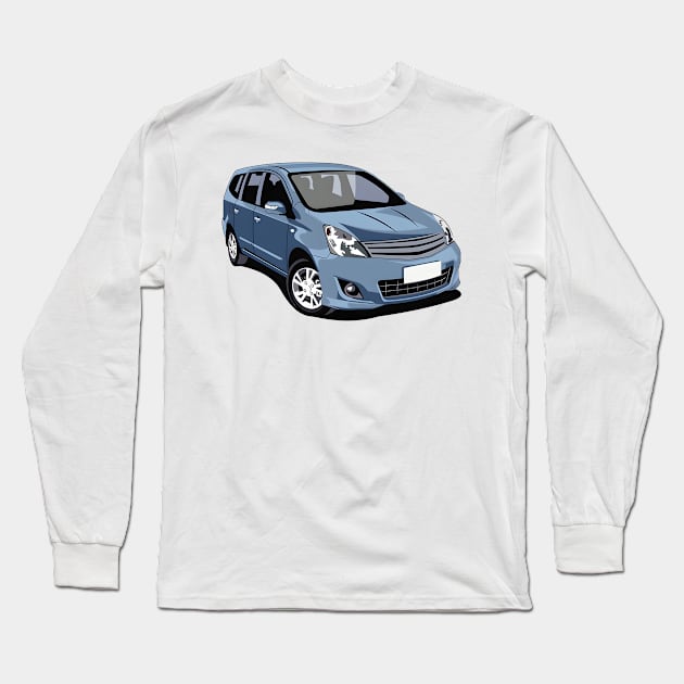Nissan Grand Livina Long Sleeve T-Shirt by RajaPentol